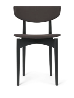 Herman Dining Wo Uph Grain – Svart Ash/Choklad Stol
