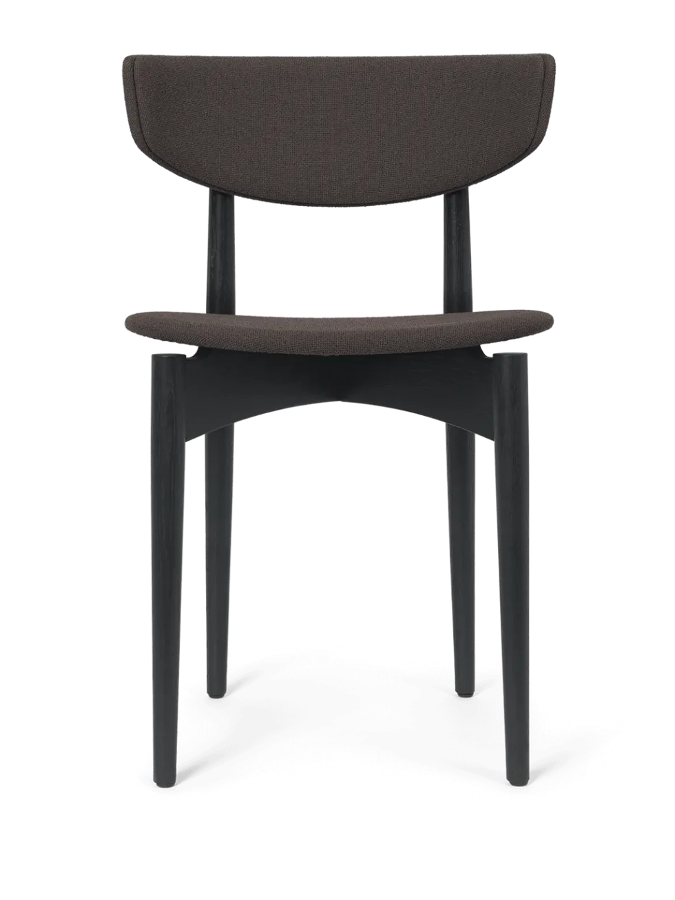 Herman Dining Wo Uph Grain – Svart Ash/Choklad Stol