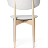 Herman Dining Wo Uph Soft Bouclé – Vit Bok/Off-White Stol