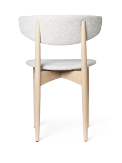Herman Dining Wo Uph Soft Bouclé – Vit Bok/Off-White Stol