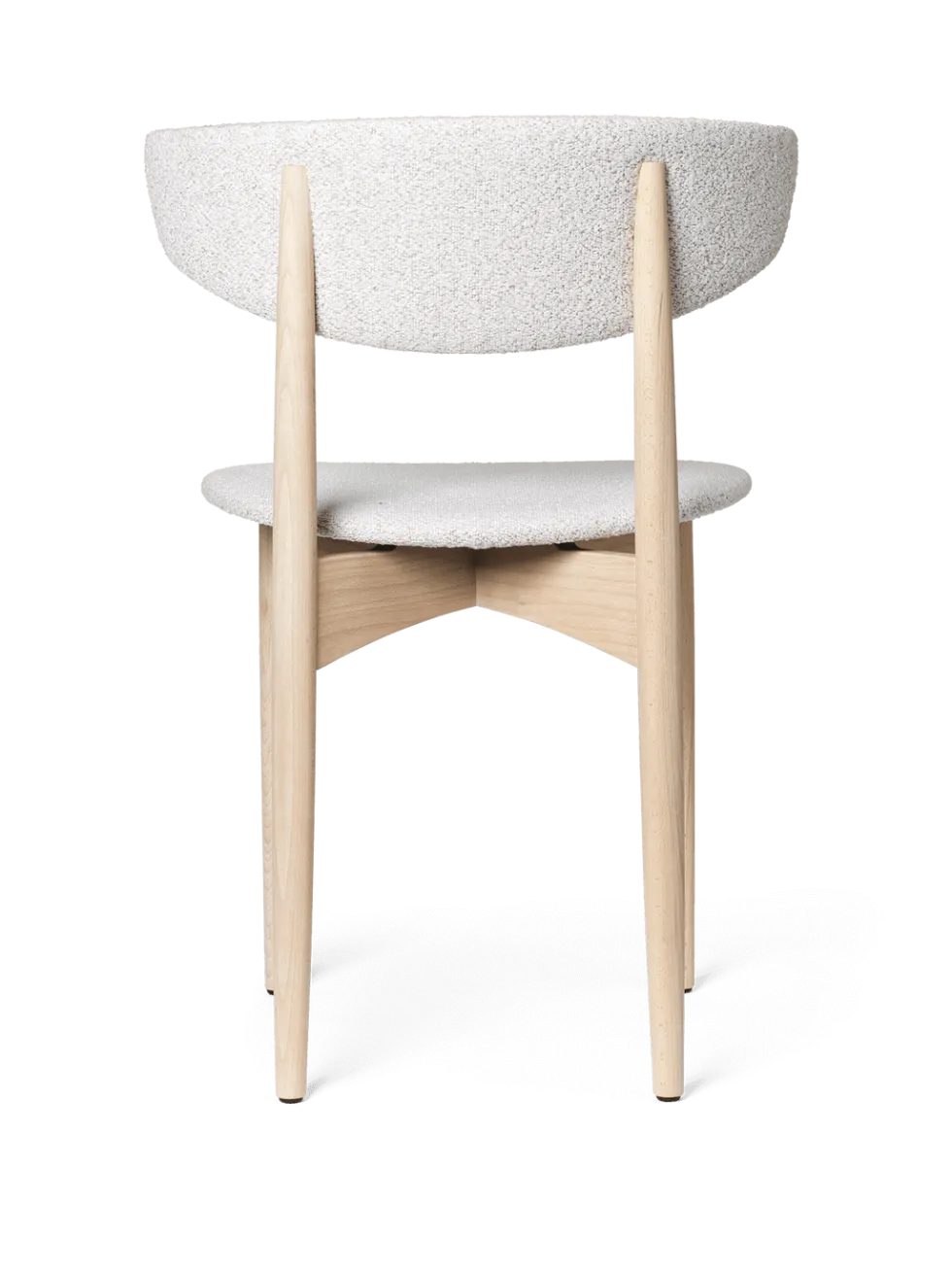 Herman Dining Wo Uph Soft Bouclé – Vit Bok/Off-White Stol