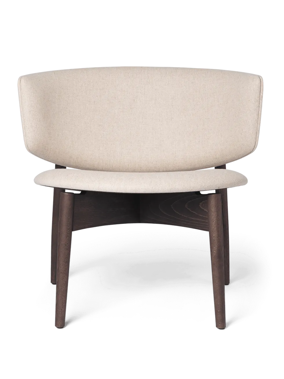 Herman Lounge Wo Main Line Lin – Mörkbetsad bok/sand Stol