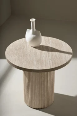 Härön Soffbord ⌀50 Beige