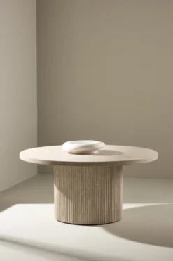 Härön Soffbord ⌀80 Beige