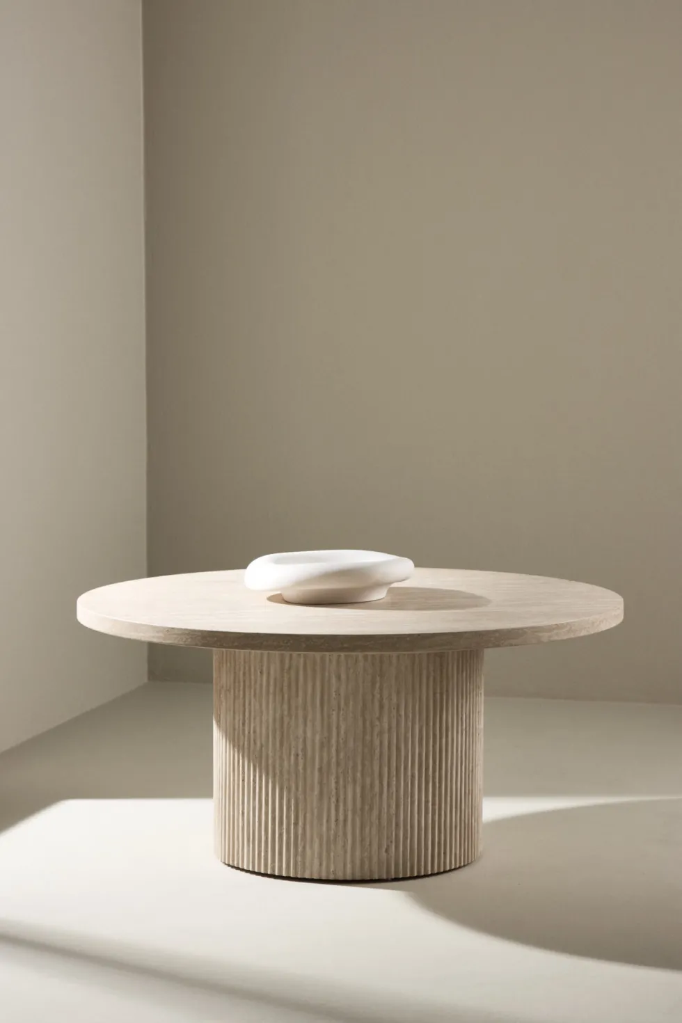 Härön Soffbord ⌀80 Beige