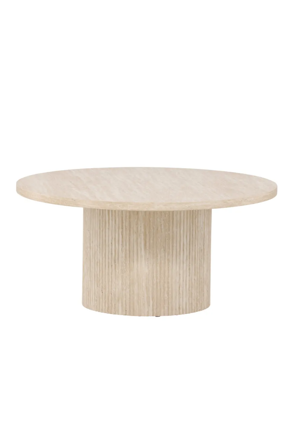 Härön Soffbord ⌀80 Beige