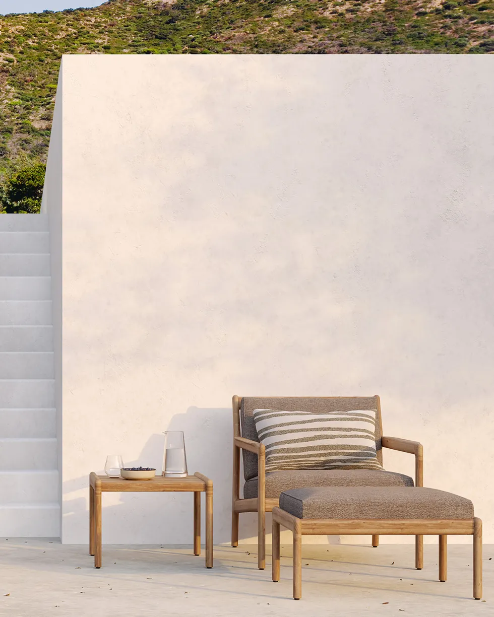 Jack fotpall outdoor aluminium