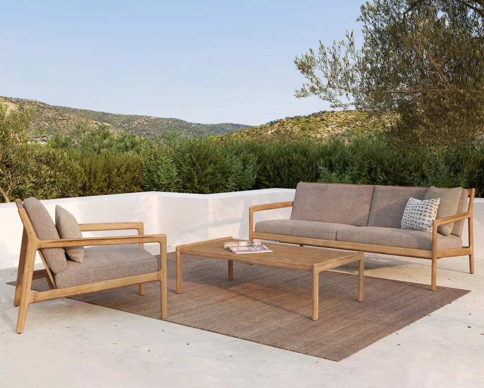 Jack 2-sits outdoor aluminium