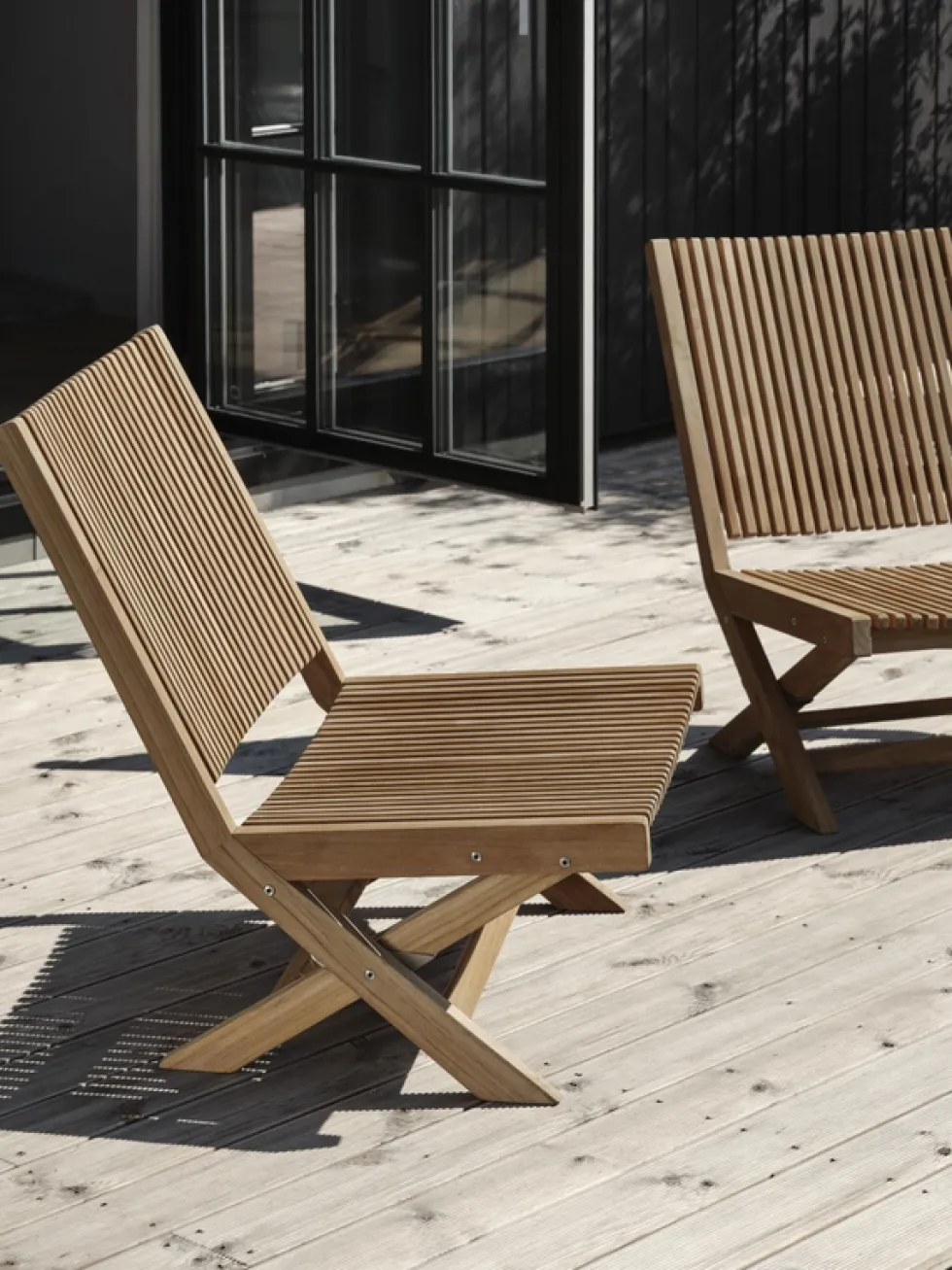 Julita teak loungefåtölj