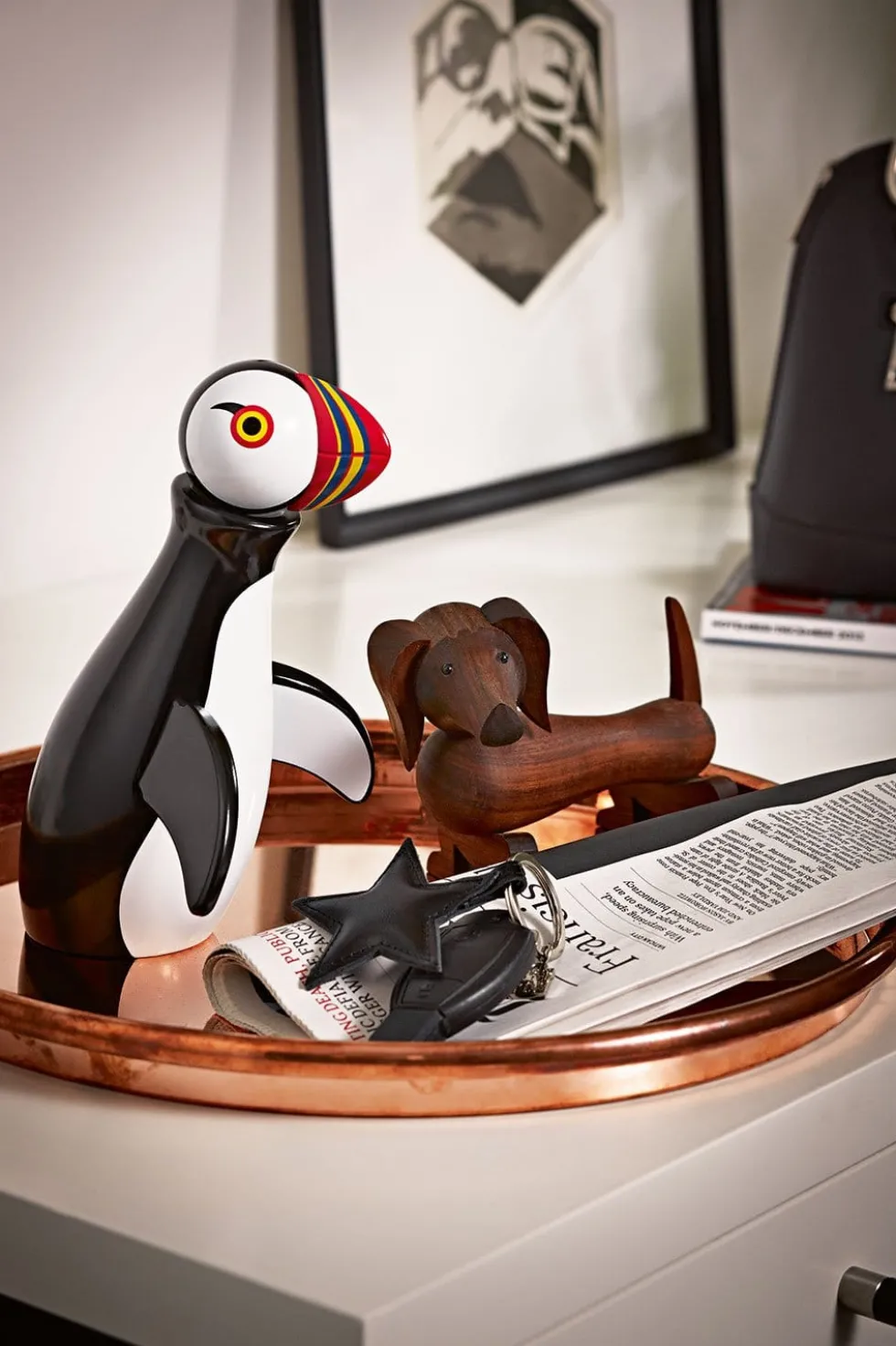 Kay Bojesen Lunnefågel Träfigur