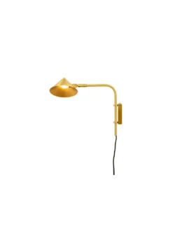 Kelly Short – Vägglampa Gold med dimmer