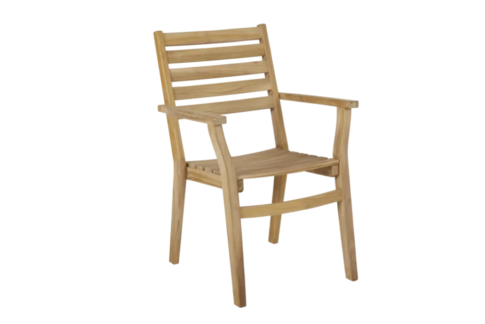 Keros karmstol teak karmstol