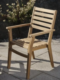 Keros karmstol teak karmstol