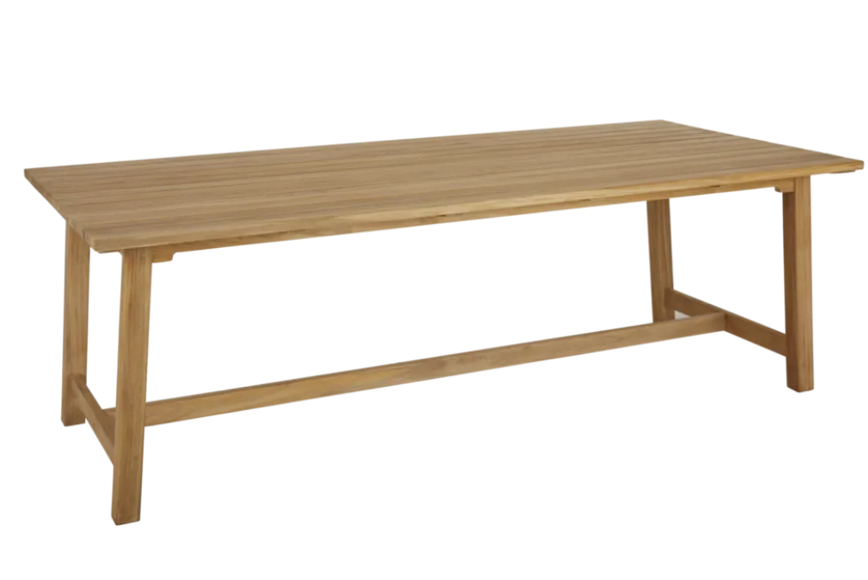 Keros matbord Natur 220×100 cm