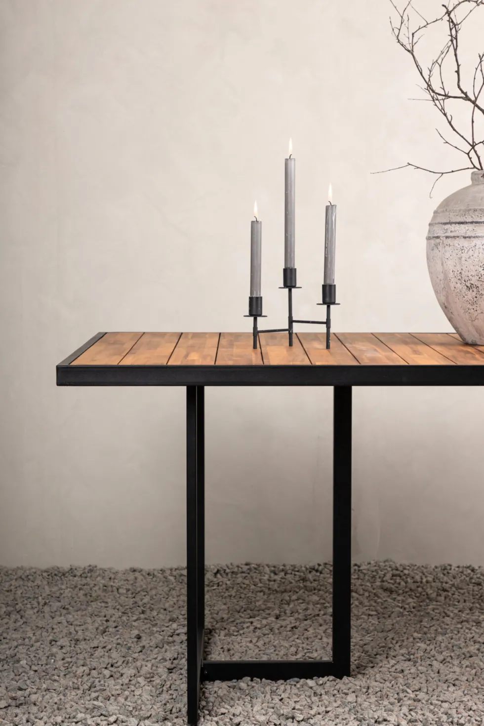 Khung Rektangulära Matbord 200 × 100 Nature