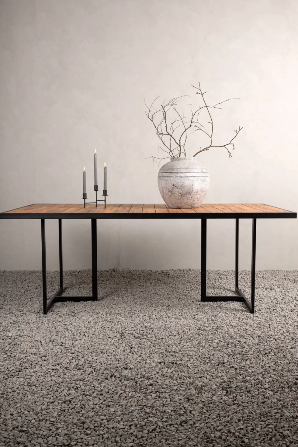 Khung Rektangulära Matbord 200 × 100 Nature