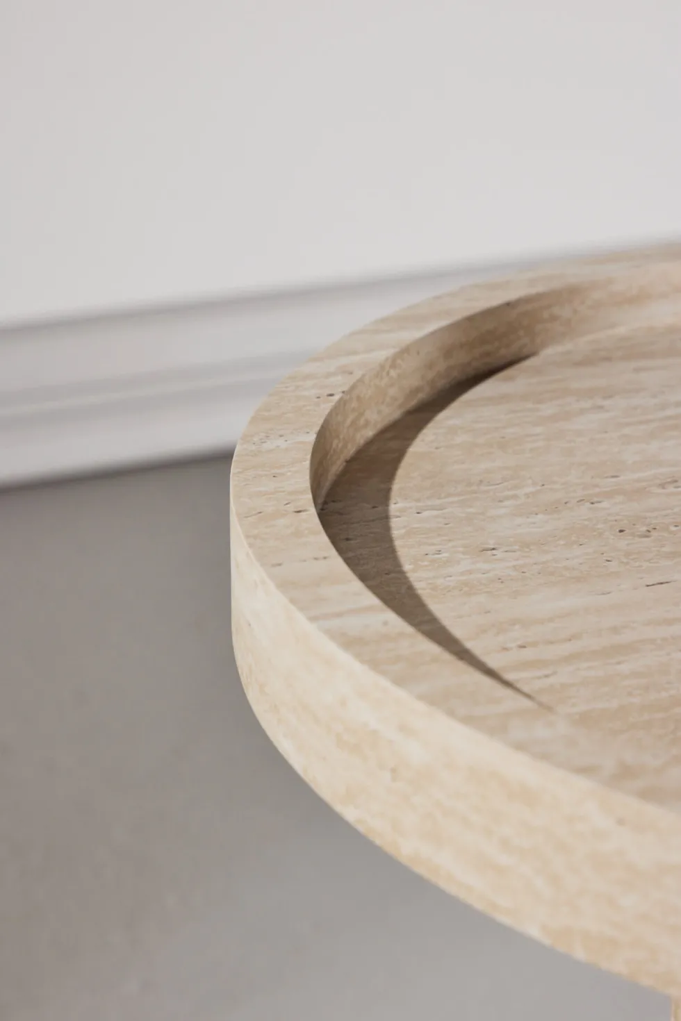 Krille Sidobord ⌀60 Beige
