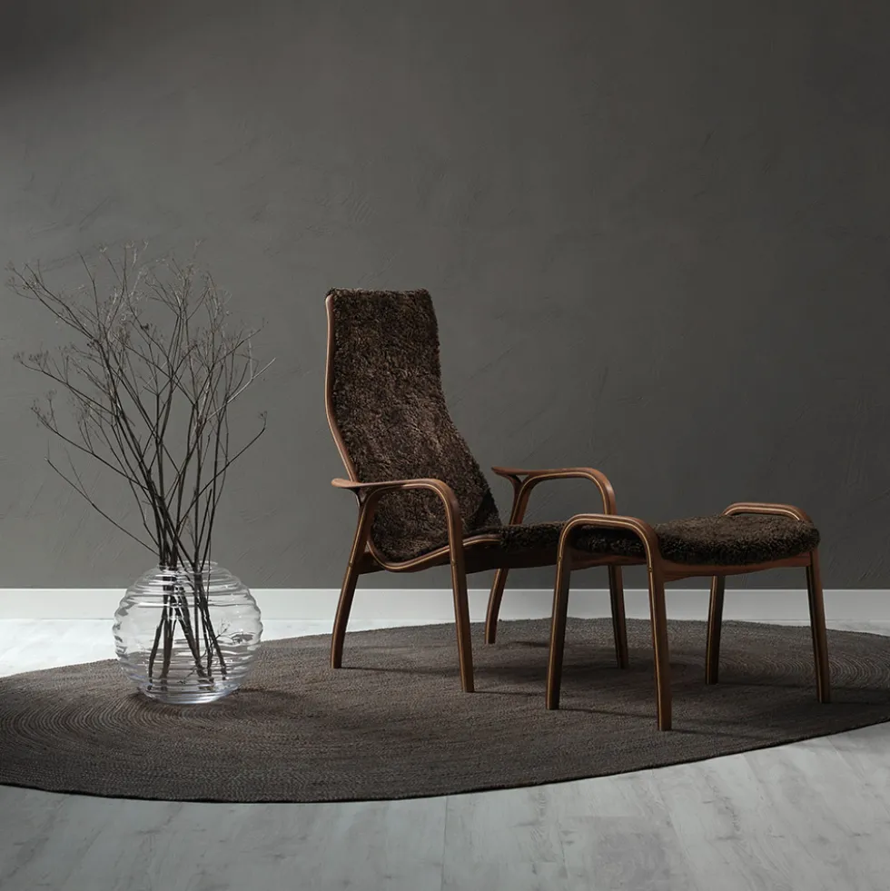 Lamino fotpall ek vitpigmenterad