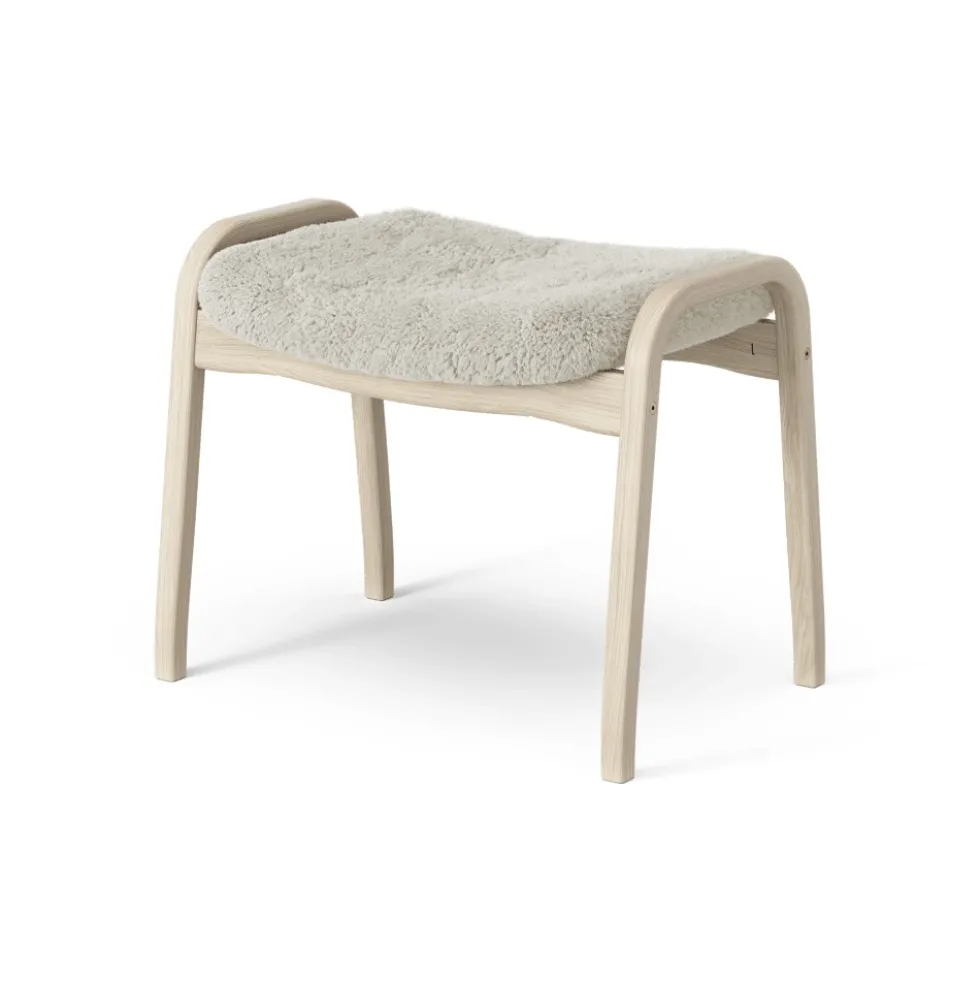 Lamino fotpall ek vitpigmenterad