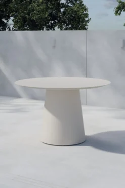 Lanzo Runt matbord Ø120 Aluminium