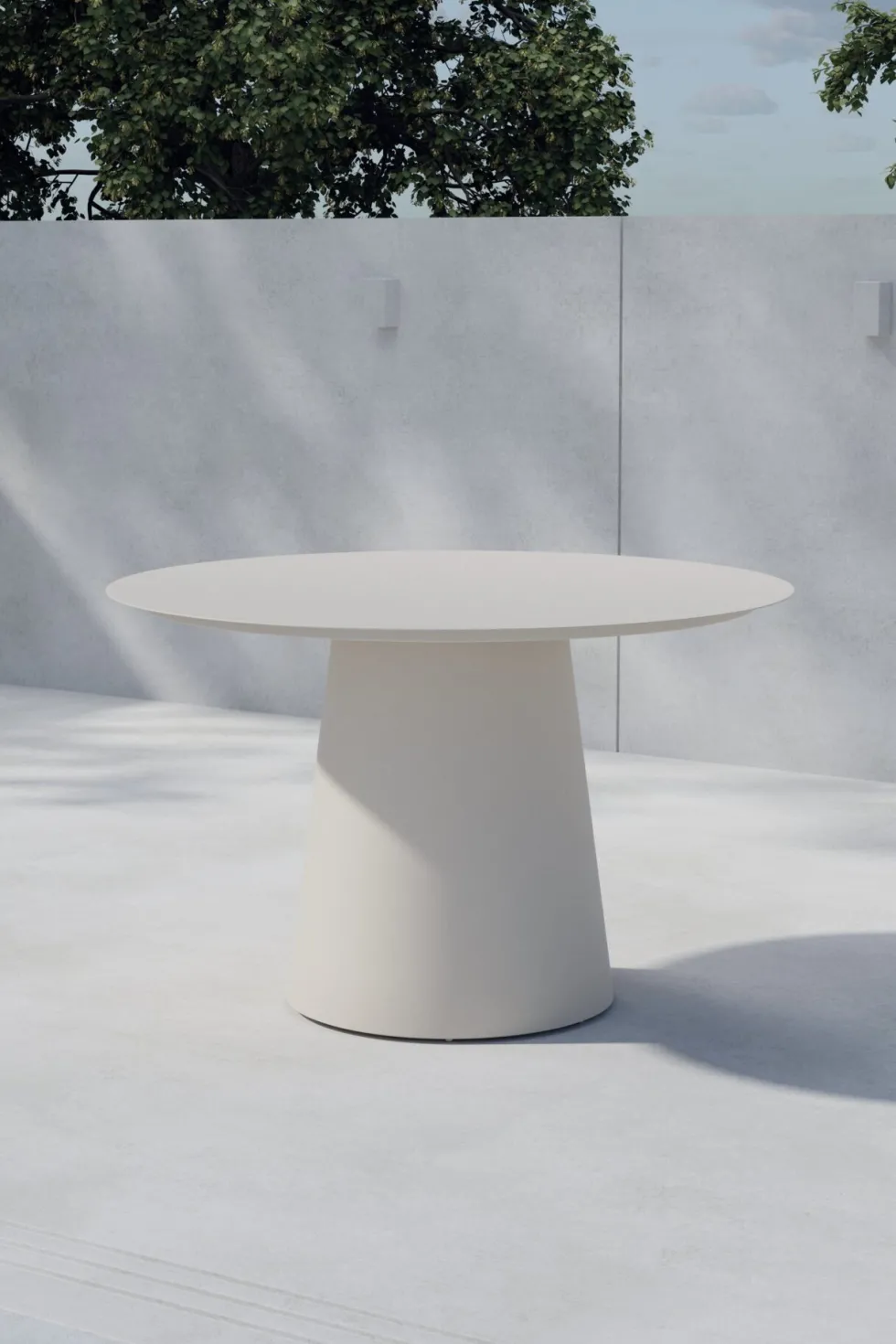 Lanzo Runt matbord Ø120 Aluminium