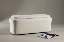 Laurel Ottoman 110 x 51 x 46,5 White