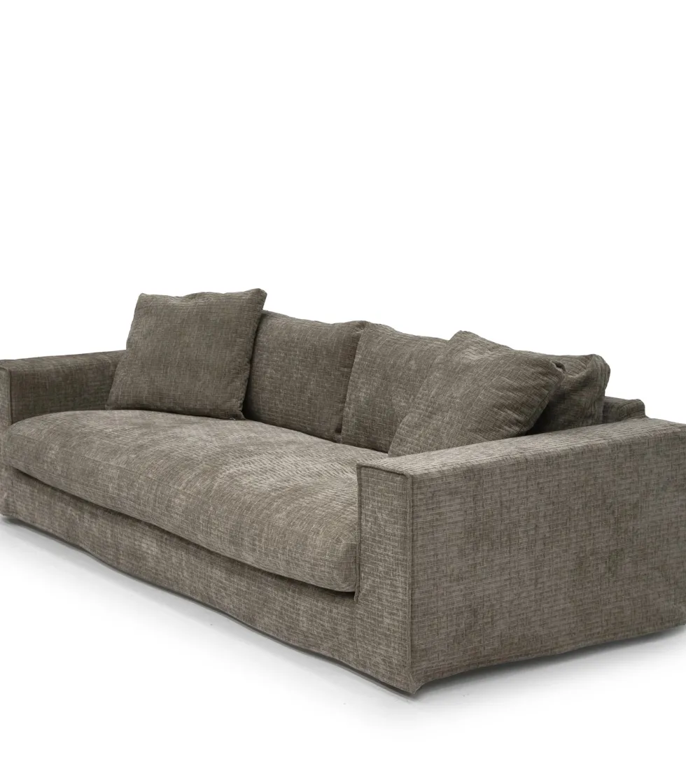 Leah Soffa 3-sits – Tyg Paradox Antelop
