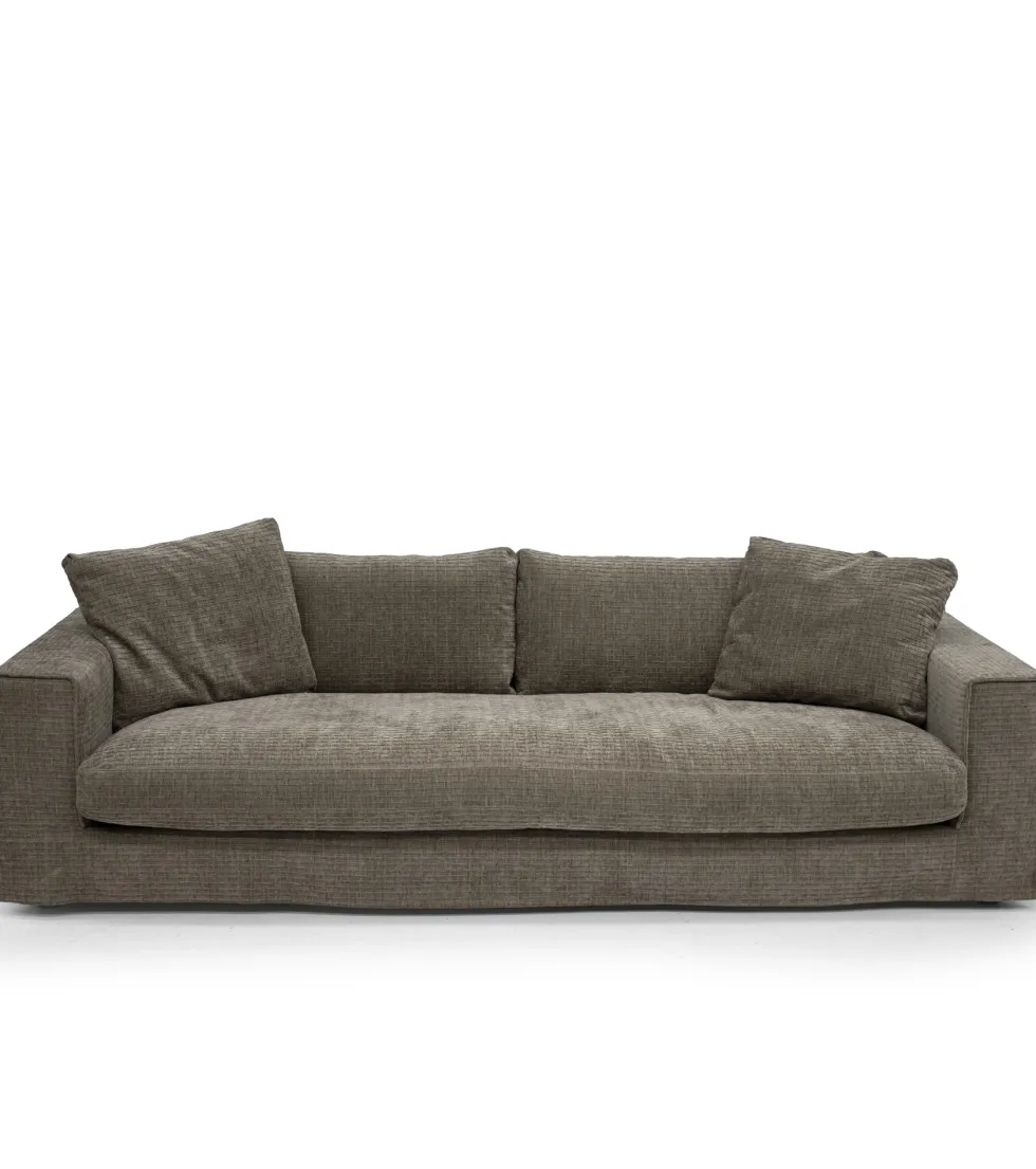 Leah Soffa 3-sits – Tyg Paradox Antelop
