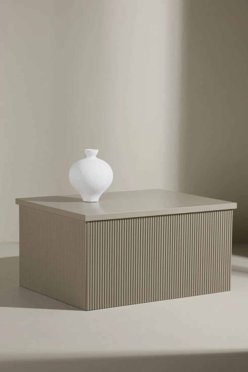 Lenox Sidobord 80 x 60 Beige