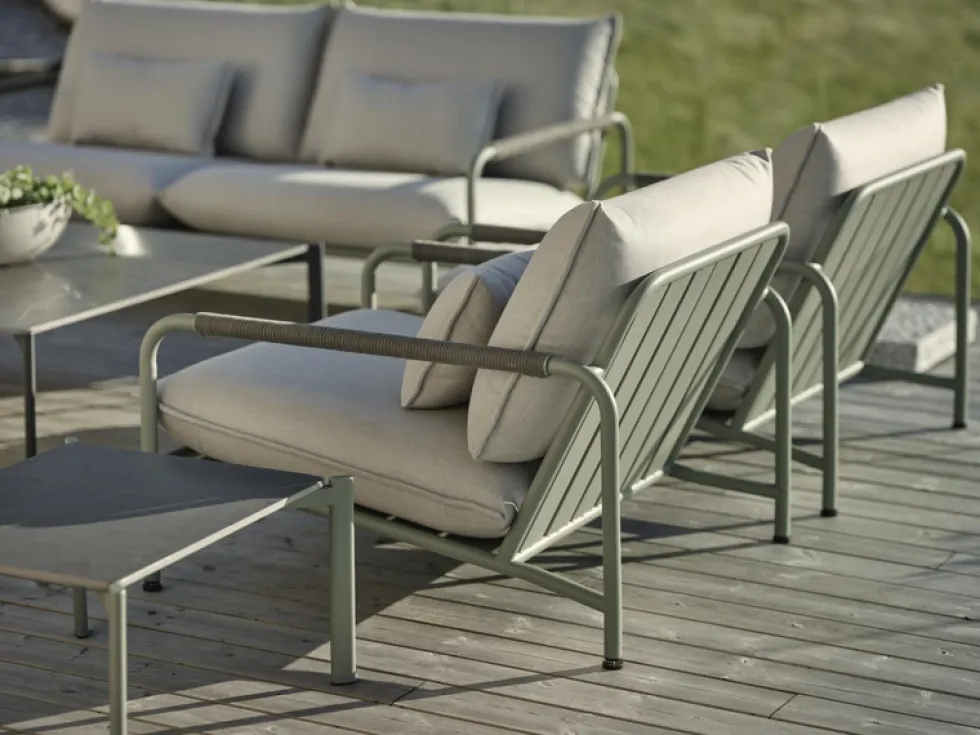 Lerberget Dusty Green/ash 2,5-sits soffa