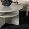 Ålesund Soffbord ⌀85 Beige