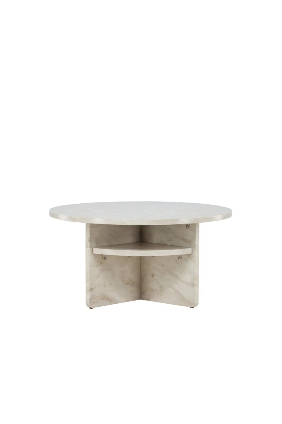 Ålesund Soffbord ⌀85 Beige