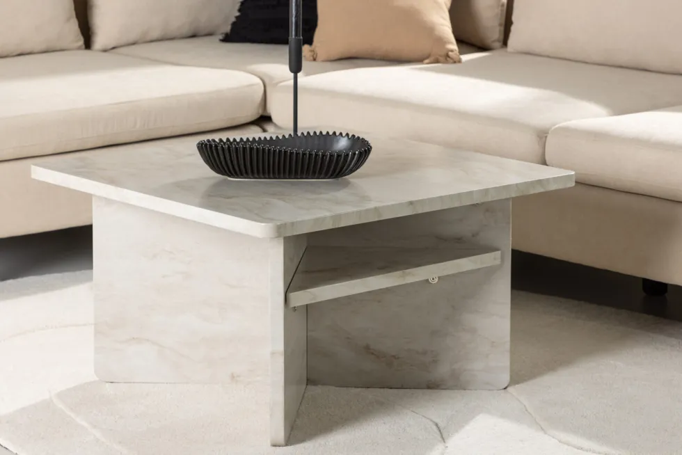 Ålesund Soffbord 75 x 75 Beige