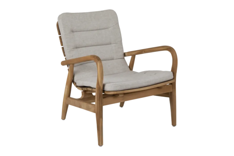 Lilja natur loungefåtölj