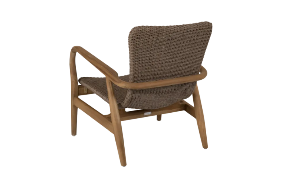 Lilja natur/natur loungefåtölj