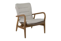 Lilja natur/natur loungefåtölj