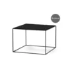 LIME soffbord 70×70 cm svartbetsad ask/svart metallunderrede