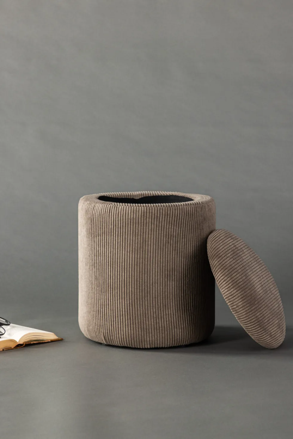 Limpen Puff ⌀32 ⌀32 Brown