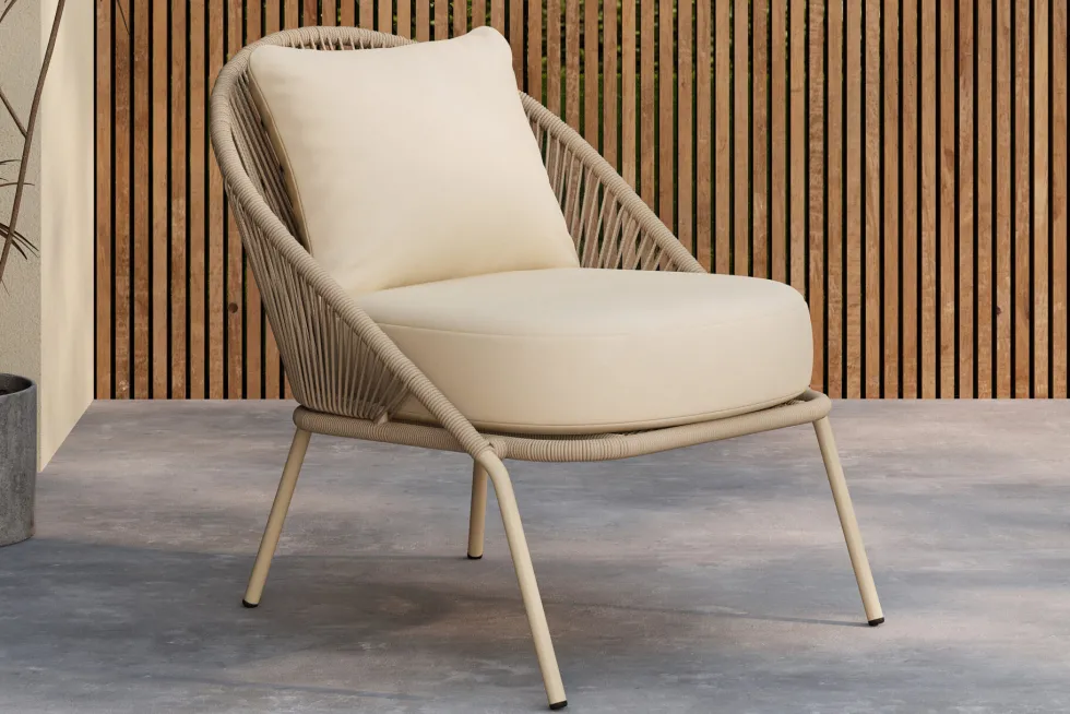 Lindos Loungefåtöljer Beige