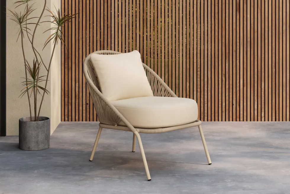 Lindos Loungefåtöljer Beige