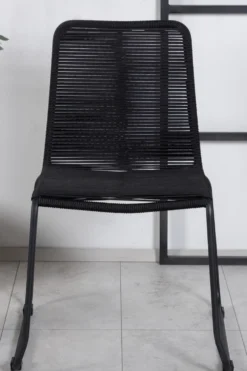 Lindos Matstolar Black