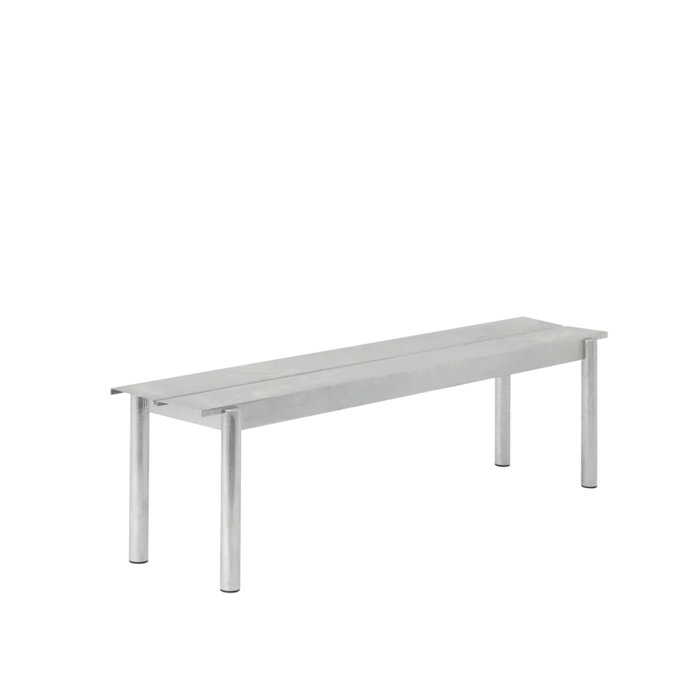 Linear steel bänk 170 X 34 cm