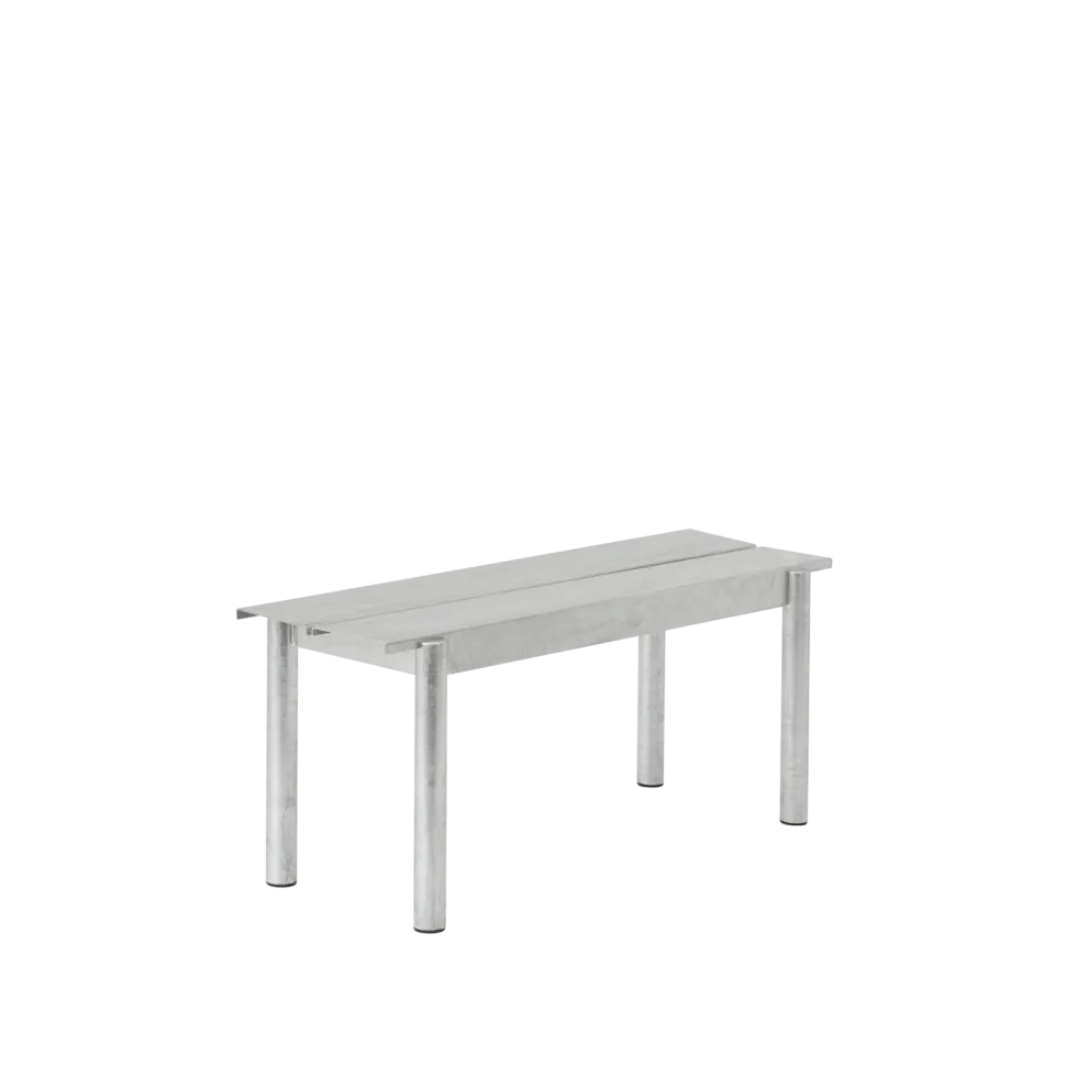 Linear steel bänk 110 X 34 cm