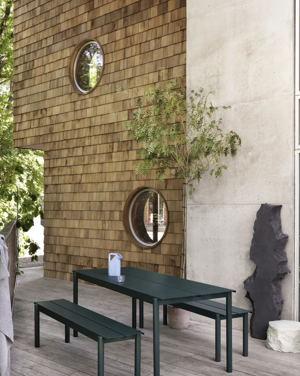 Linear steel bord 200 X 75 cm