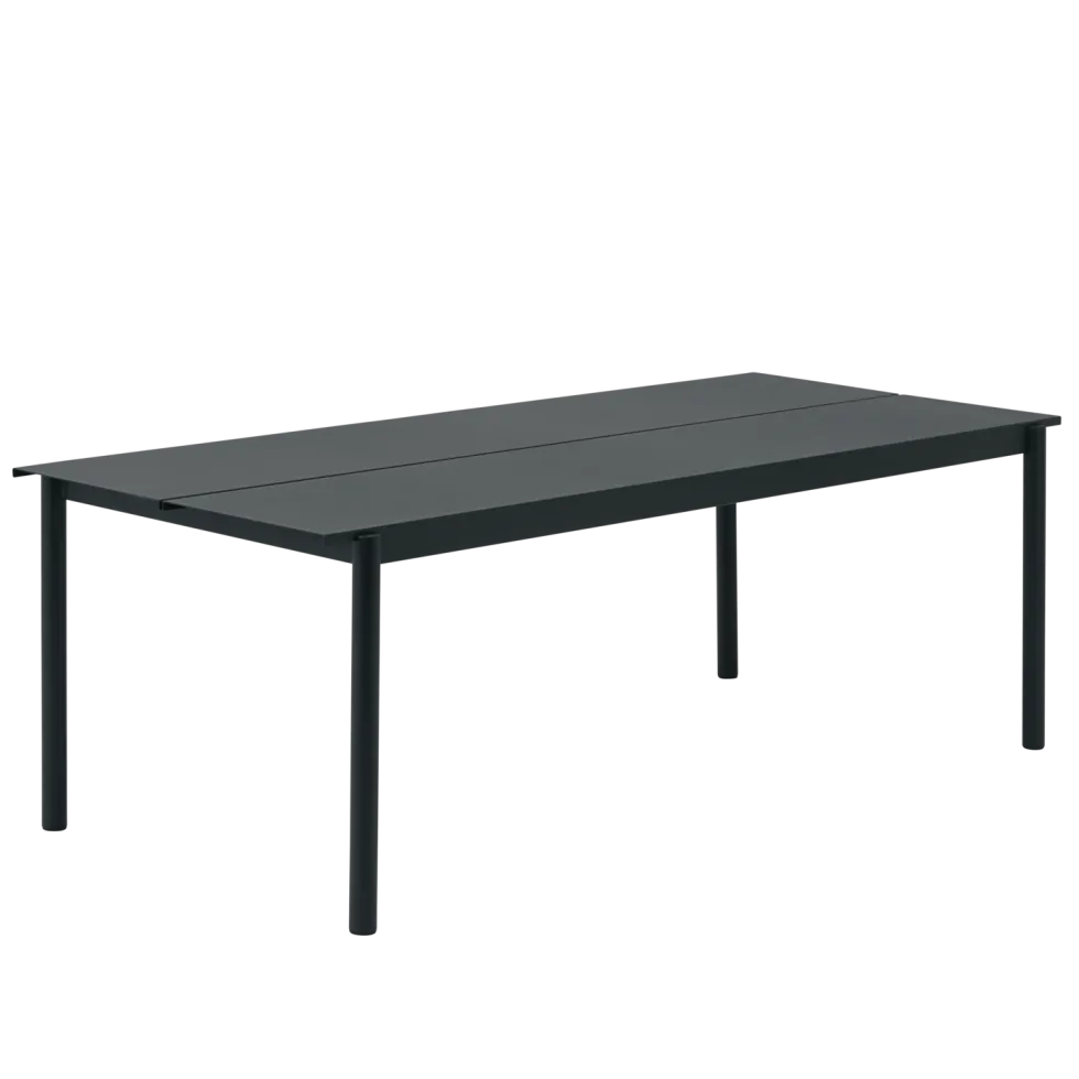 Linear steel bord 220 x 90 cm