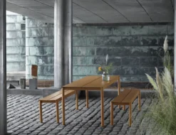 Linear steel bord 220 x 90 cm