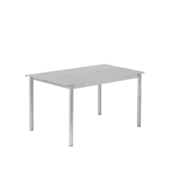 Linear steel bord 140 x 75 cm