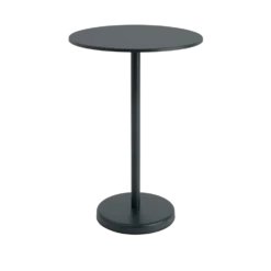 Linear Steel Café Bord Ø 70 h: 105 cm