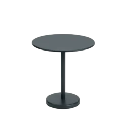 Linear Steel Café Bord Ø 70 höjd: 73 cm