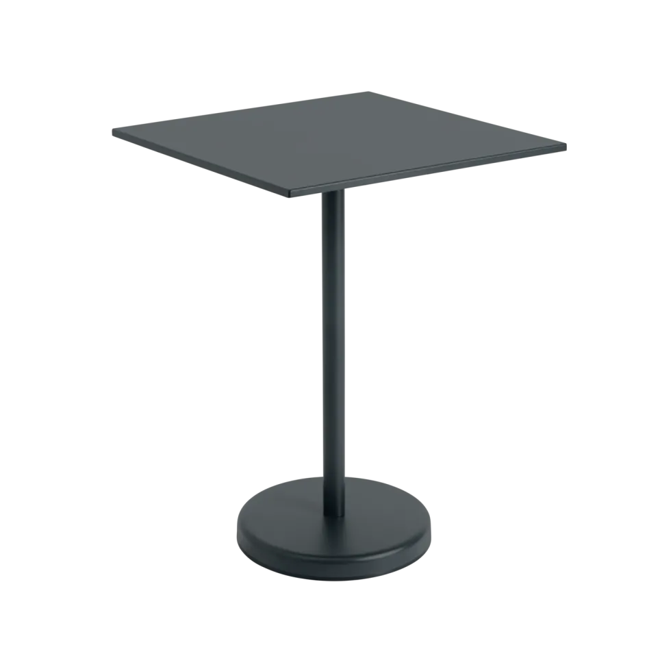 Linear Steel Café Bord 70 x 70 x 95 cm